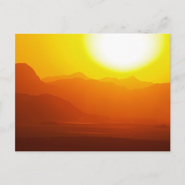 Jordan Wadi Rum Desert Postcard Postkarte (Vorderseite)