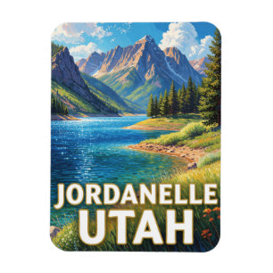 Jordanelle Utah Bergsee Magnet
