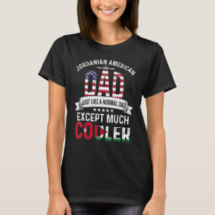 Jordanian American Vater Vathers Day Papa Jordan F T-Shirt