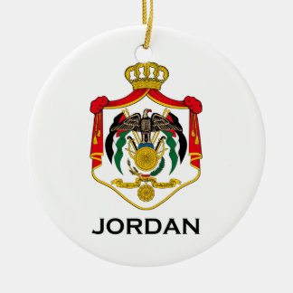 JORDANIEN - Emblem/Flagge/Wappen/Symbol Keramikornament