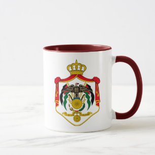 Jordanien-Emblem Tasse
