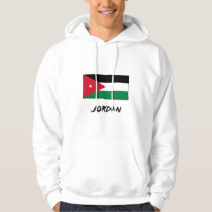 Jordanien-Flagge Hoodie