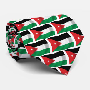 Jordanien-Flagge-Krawatte Krawatte