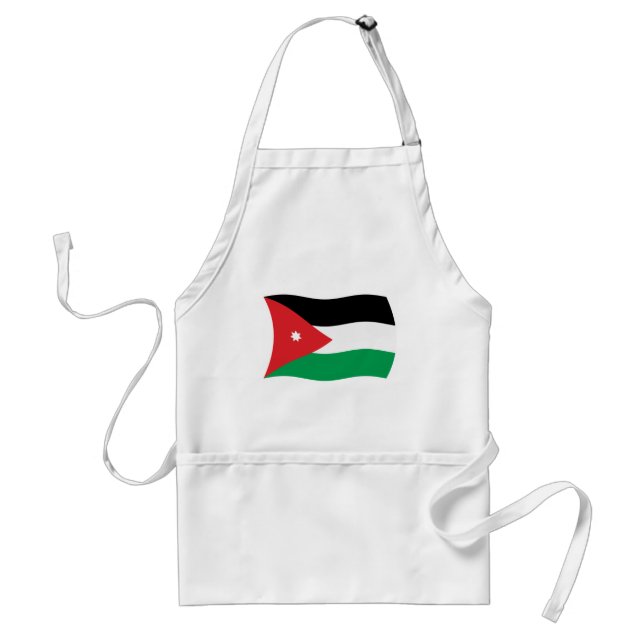 Jordanien-Flagge-Schürze Schürze (Vorne)