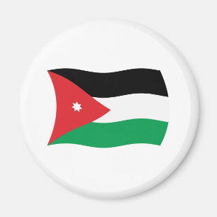 Jordanien-Flaggen-Magnet Magnet