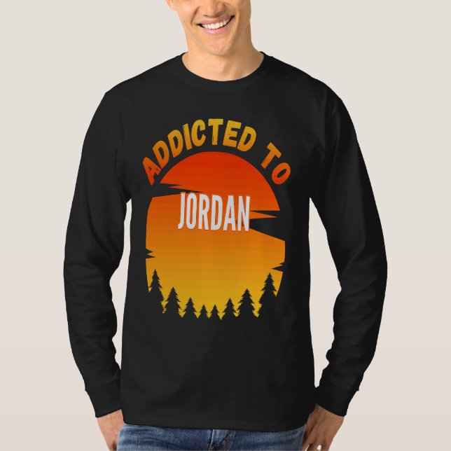 Jordanien für Jordanien bewilligt T-Shirt (Vorderseite)