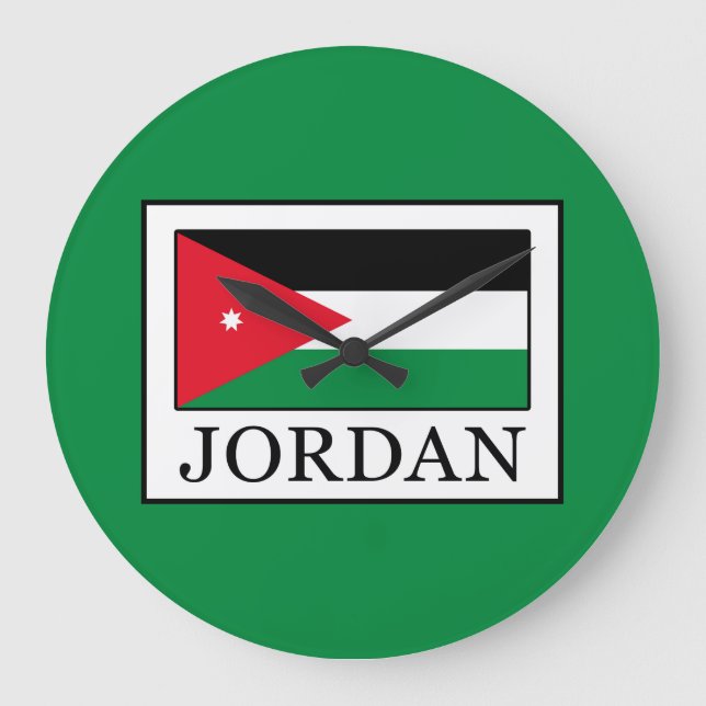 Jordanien Große Wanduhr (Vorderseite)