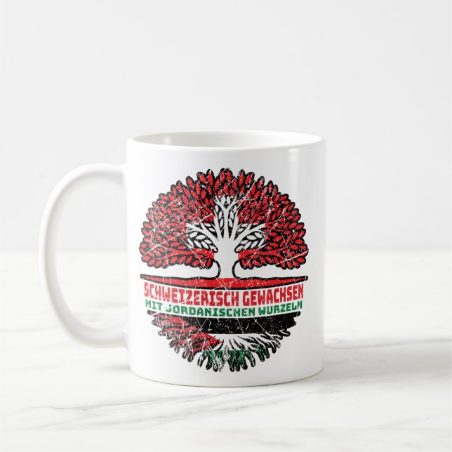 Jordanien Jordanisch Schweizer Schweiz Baum Wurzel Kaffeetasse (Links)