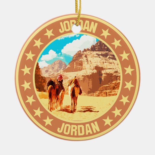 Jordanien Keramik Ornament (Vorne)
