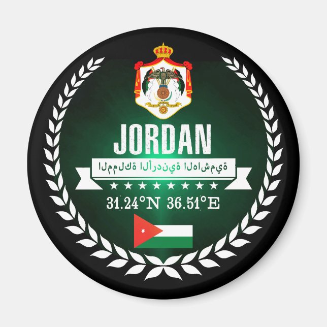 Jordanien Magnet (Vorne)