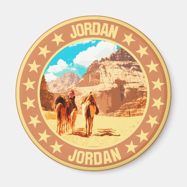 Jordanien Magnet (Vorne)