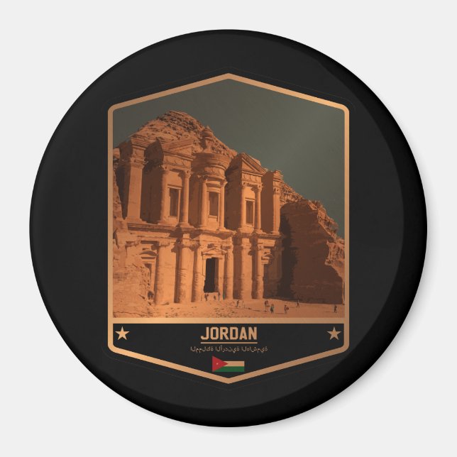 Jordanien Magnet (Vorne)