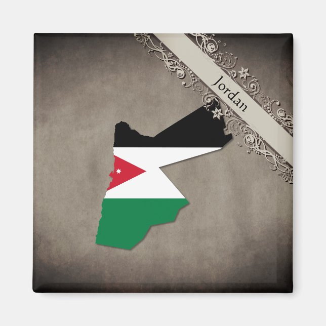 Jordanien Magnet (Vorne)