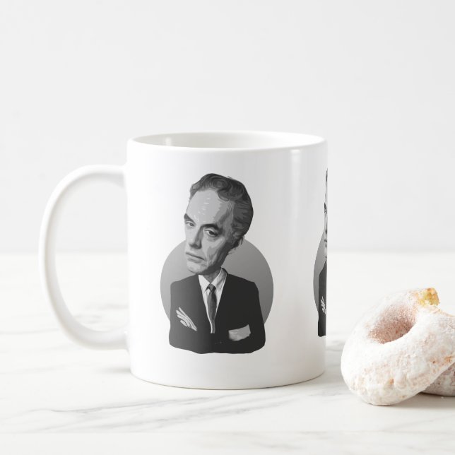 Jordanien Peterson Kaffeetasse (Mit Donut)
