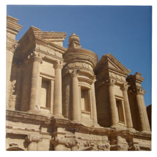 Jordanien, Petra, Das Kloster, Al Deir.2 Fliese