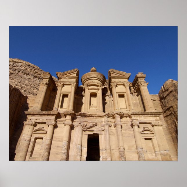 Jordanien, Petra, das Kloster, Al Deir. Poster (Vorne)