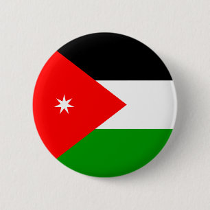 Jordanien-Qualitäts-Flagge Button