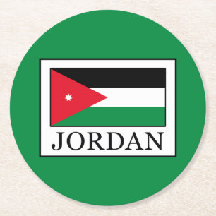 Jordanien Runder Pappuntersetzer