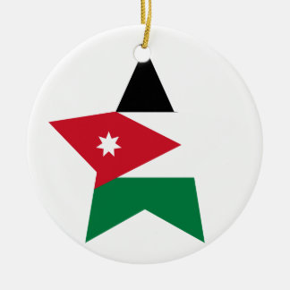 Jordanien-Stern Keramik Ornament