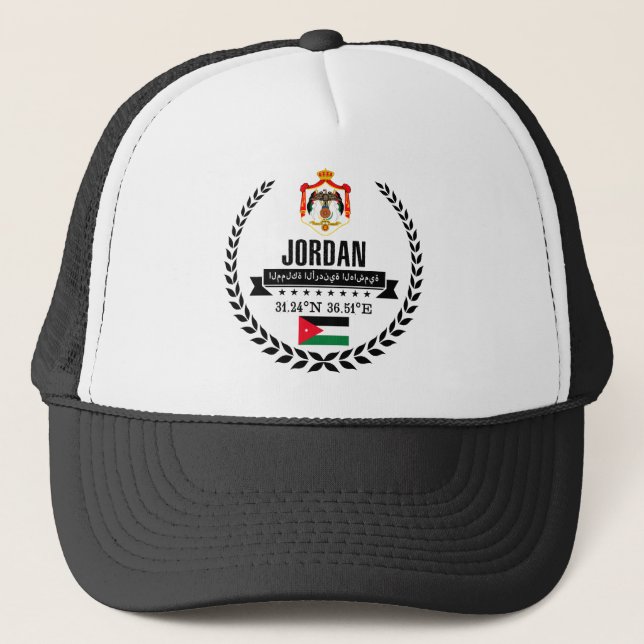 Jordanien Truckerkappe (Vorderseite)