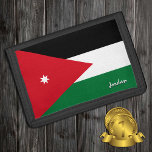 jordanische Fahne, jordanische Patrioten/Sport Tri-fold Geldbeutel<br><div class="desc">WALLETS: Jordan & Jordanian Flag Fashion - Liebe in meinem Land,  Reisegeschenke,  Opa Geburtstag,  Nationalpatrioten / Sportfans</div>