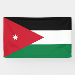 jordanische Flagge Banner