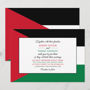 jordanische Flagge, Flagge von Jordanien Einladung