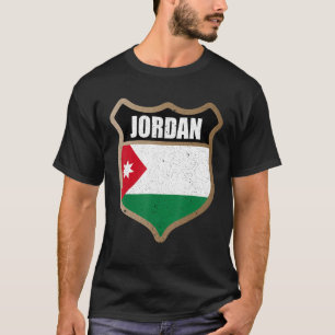 jordanische Flagge für stolze Jordanier und Amma T-Shirt
