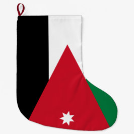 jordanische Flagge Großer Weihnachtsstrumpf