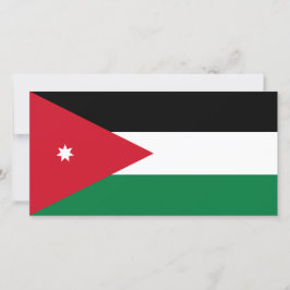 jordanische Flagge Karte