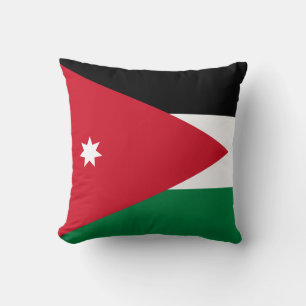 jordanische Flagge Kissen