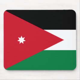 jordanische Flagge Mousepad