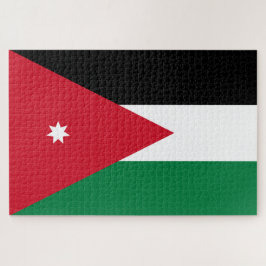 jordanische Flagge Puzzle