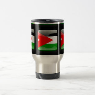 jordanische Flagge Reisebecher