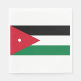 jordanische Flagge Serviette