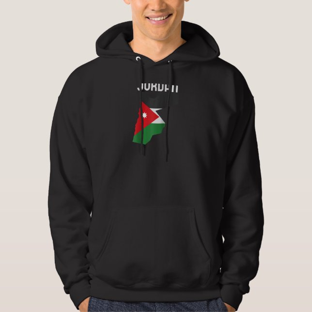Jordanische jordanische Flagge Jordaniens Unabhäng Hoodie (Vorderseite)
