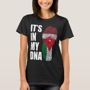 jordanische und lettische DNS-Heritage T-Shirt