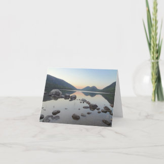 Jordon Pond/"The Bubbles" Leere Begrüßung Karte