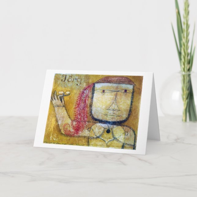 Jorg, Paul Klee Karte (Vorderseite)