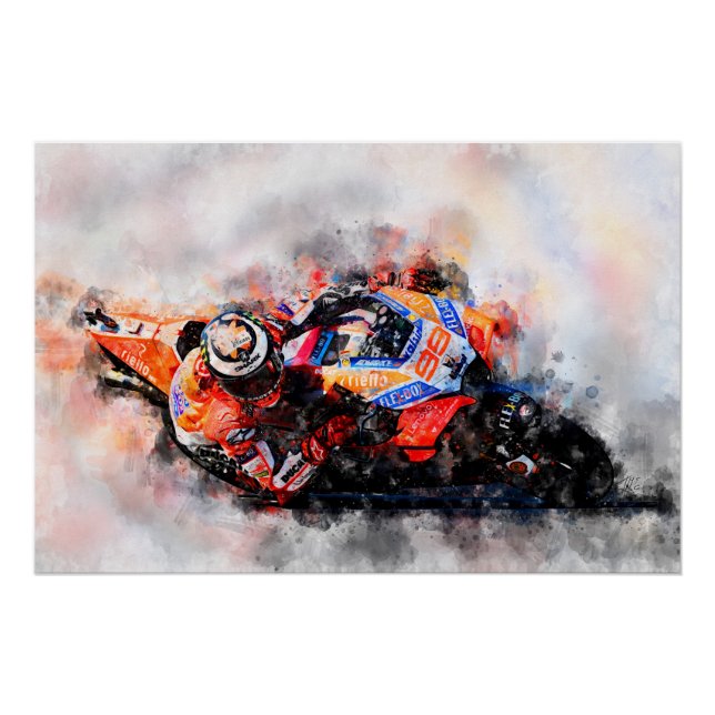 Jorge Lorenzo Poster (Vorderseite)