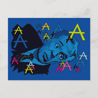 Jorge Luis Borges Postkarte