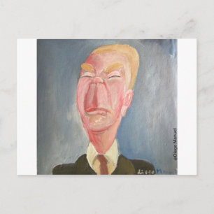 Jorge Luis Borges Postkarte