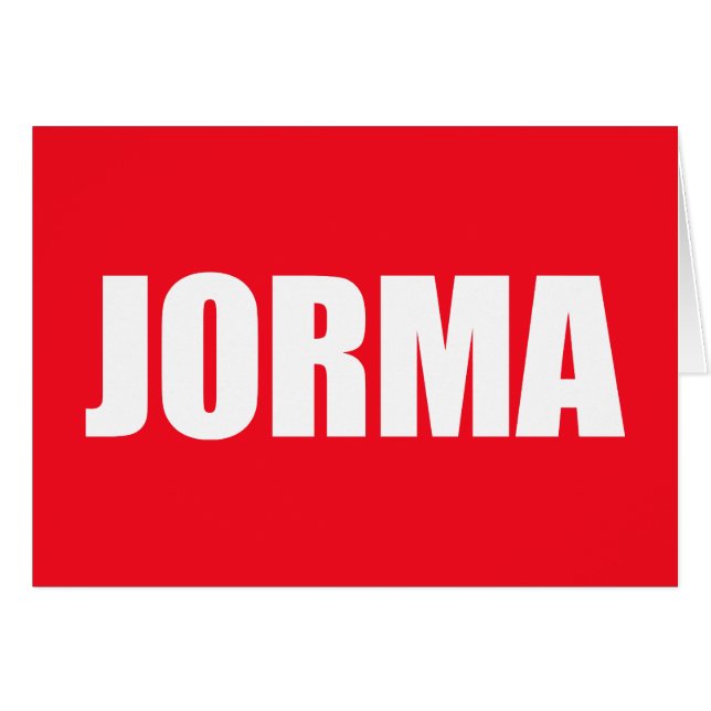 Jorma (Vorderseite (Horizontal))
