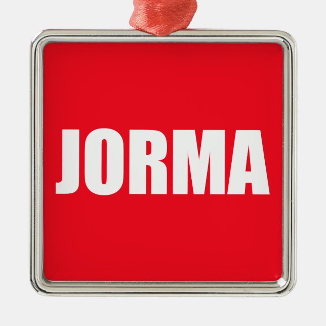 Jorma Silbernes Ornament (Vorne)