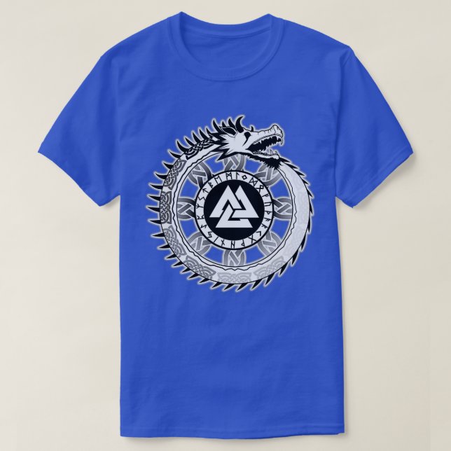 Jormungandr Valknut Variant I T-Shirt (Design vorne)