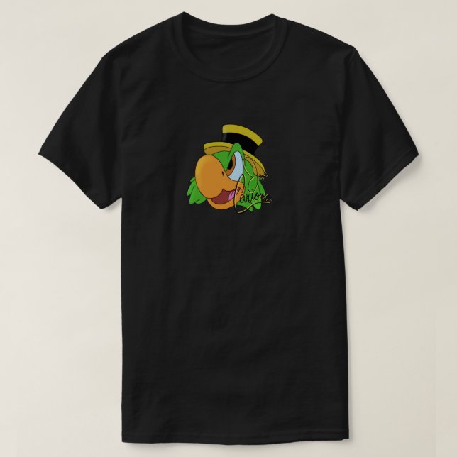 Jose Carioca mit Unterschrift (Die drei Caballeros T-Shirt (Design vorne)