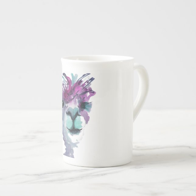 Jose die Alpaka-Tasse Prozellantasse (Vorderseite Rechts)
