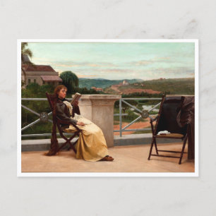 Jose Ferraz Almeida Jr., Frau Reading Postkarte