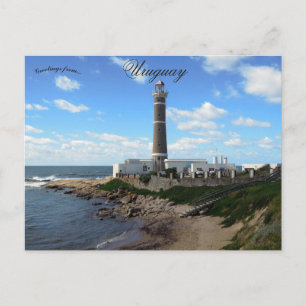 Jose Ignacio Lighthouse in Maldonado Uruguay Postkarte