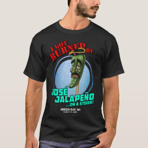 Jose Jalapeno auf einer kleinen grünen Bucht WI 20 T-Shirt